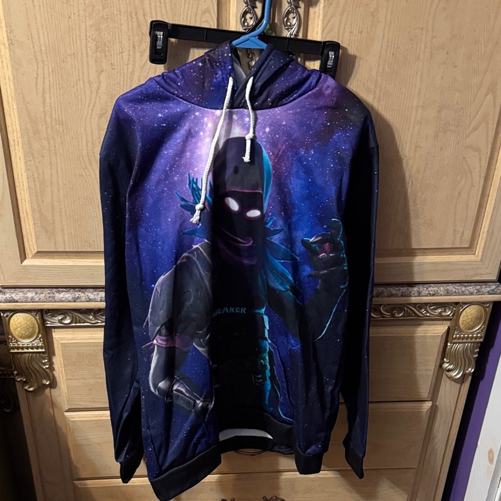 Men's Purple Graphic Hoodie